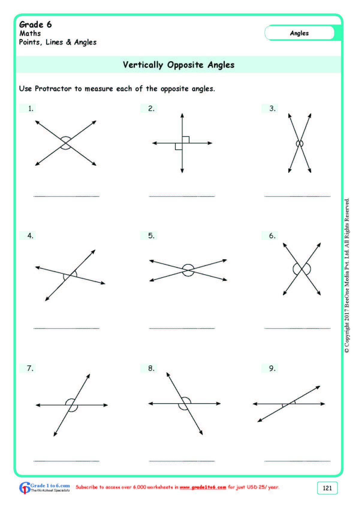 50 Vertical Angles Worksheets Pdf 46