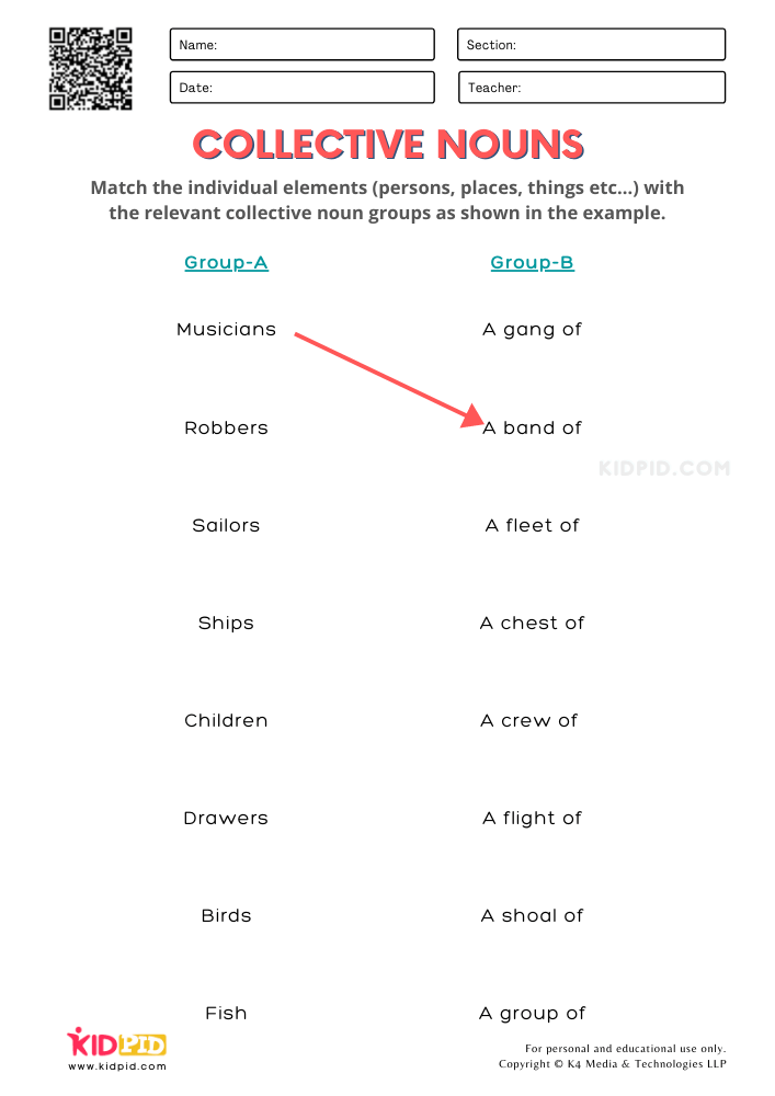 55 Worksheets Of Collective Noun 28