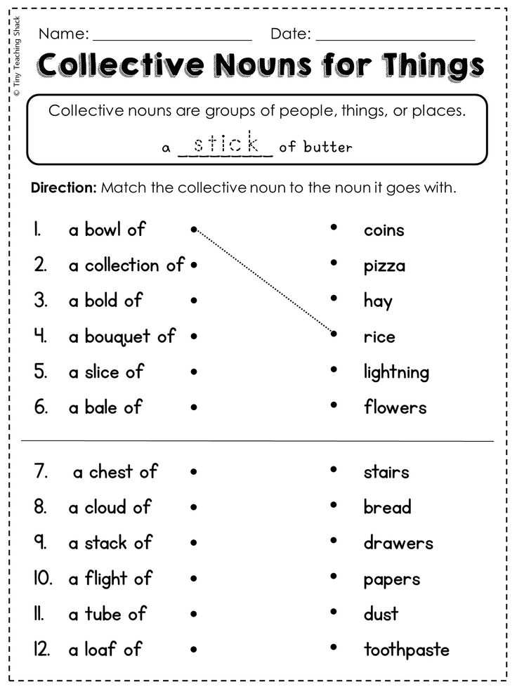 55 Worksheets Of Collective Noun 30