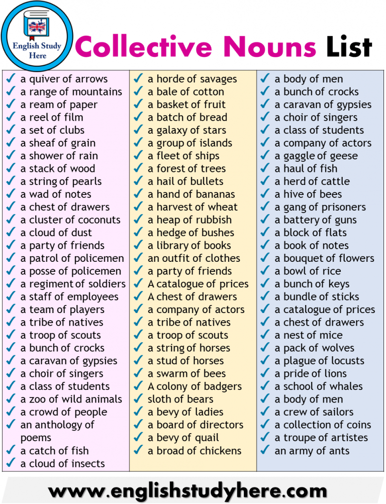 55 Worksheets Of Collective Noun 36