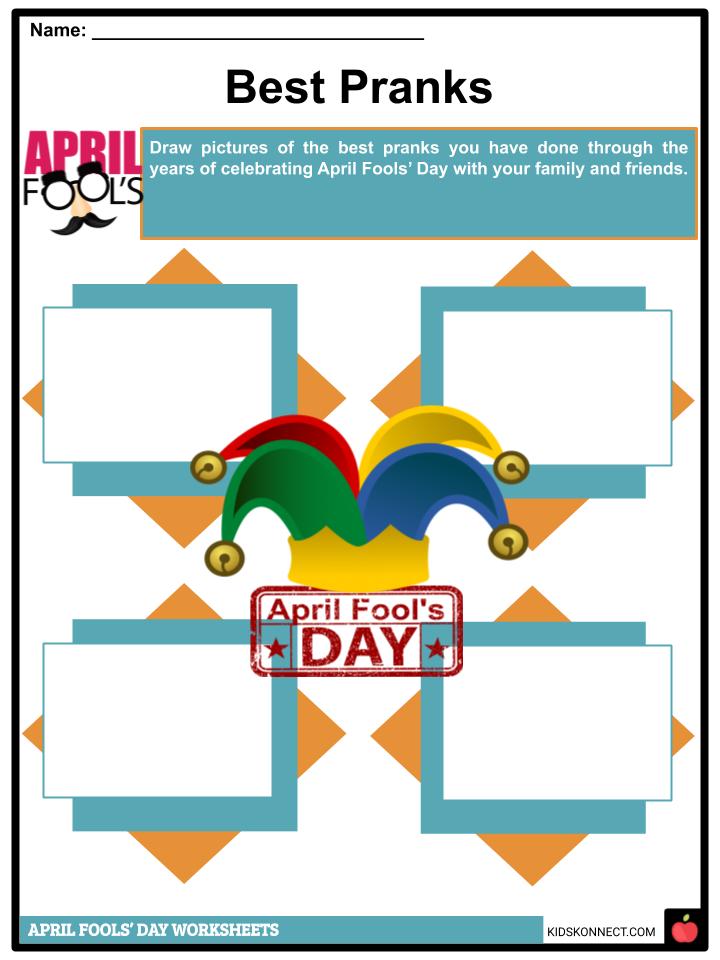 60 April Fools Day Worksheets 20