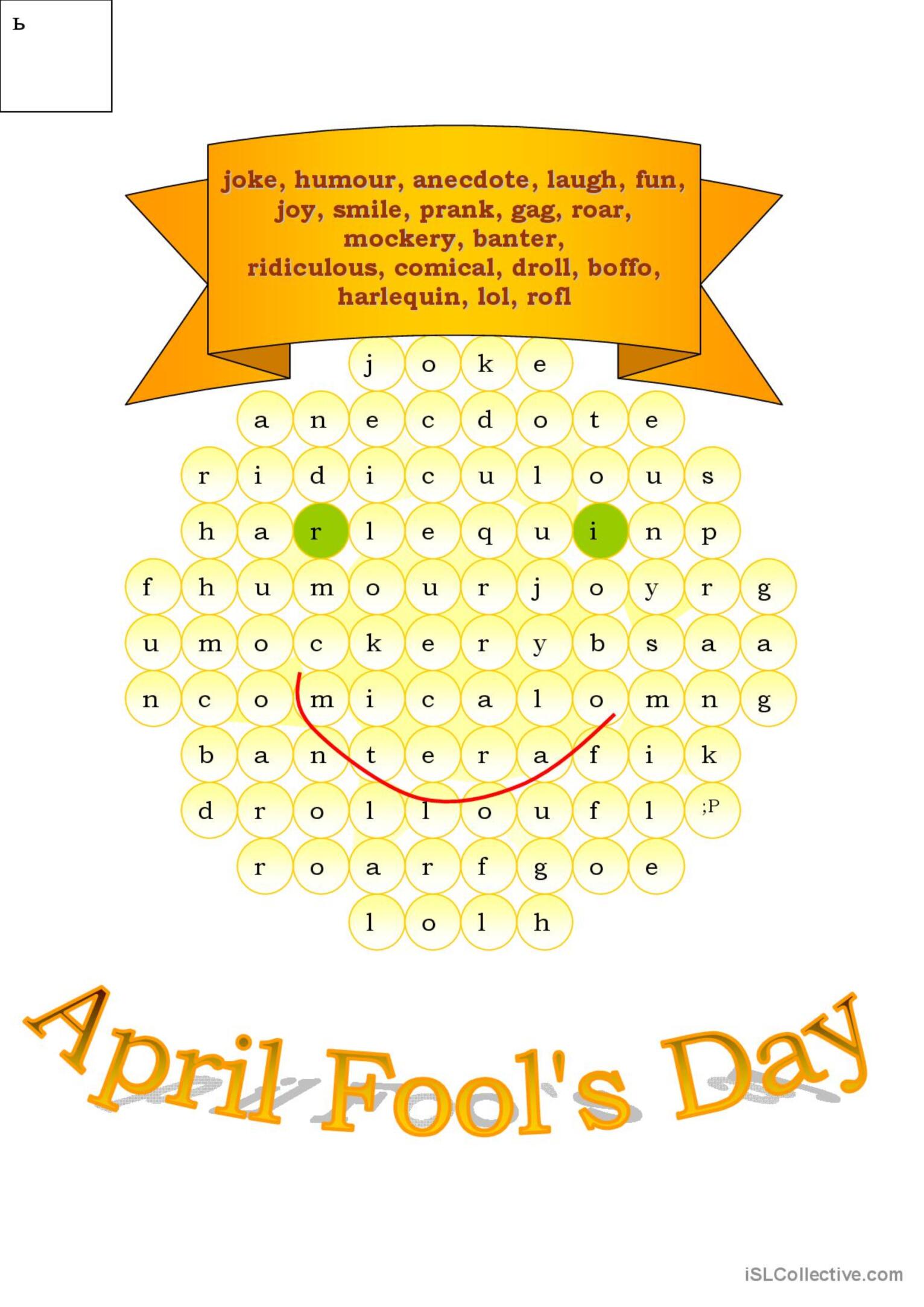 60 April Fools Day Worksheets 24