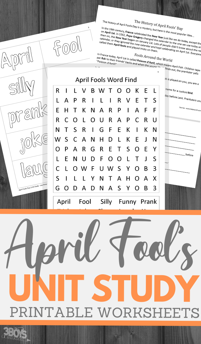 60 April Fools Day Worksheets 33