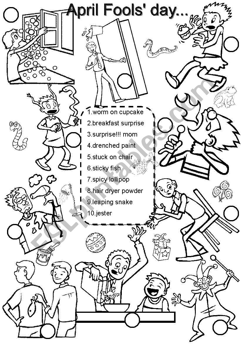 60 April Fools Day Worksheets 7