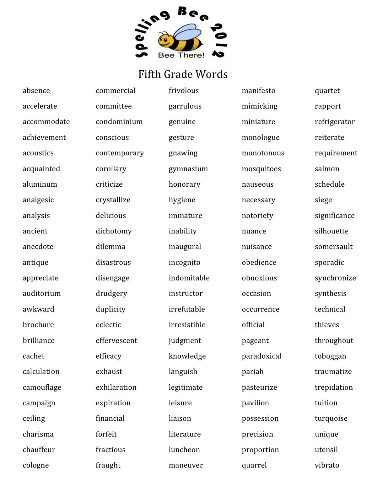 60 Best 5Th Grade Spelling Worksheets 51