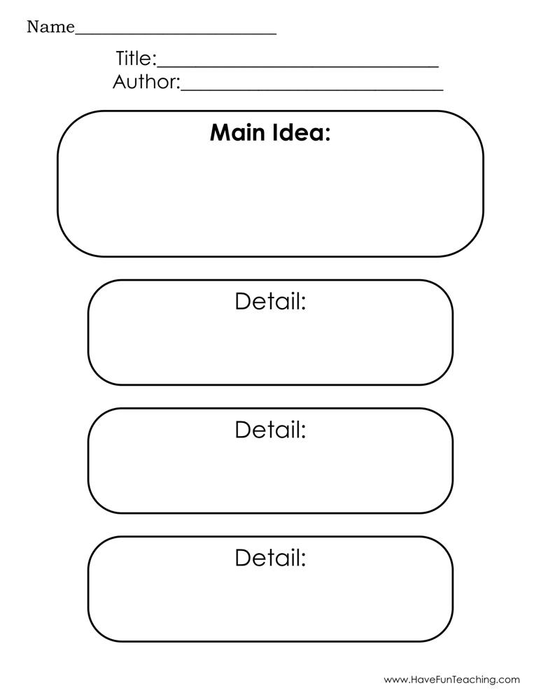 60 Central Idea Worksheets Pdf 29