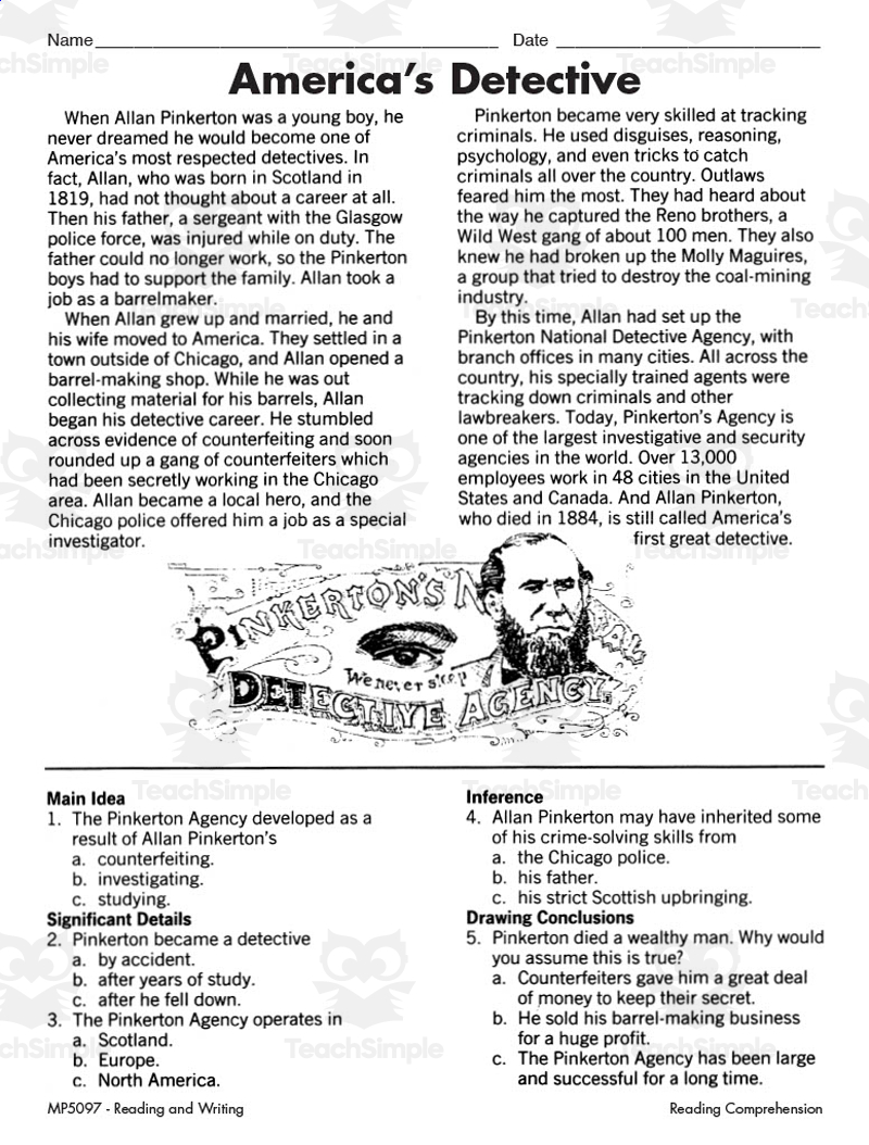 60 Central Idea Worksheets Pdf 47