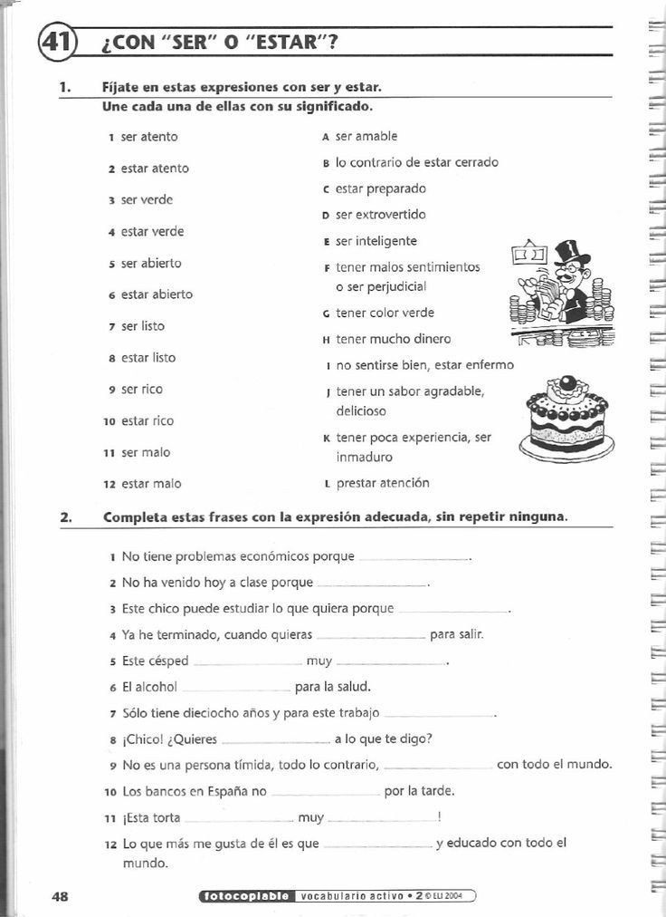 60 El Verbo Ser Worksheets 3