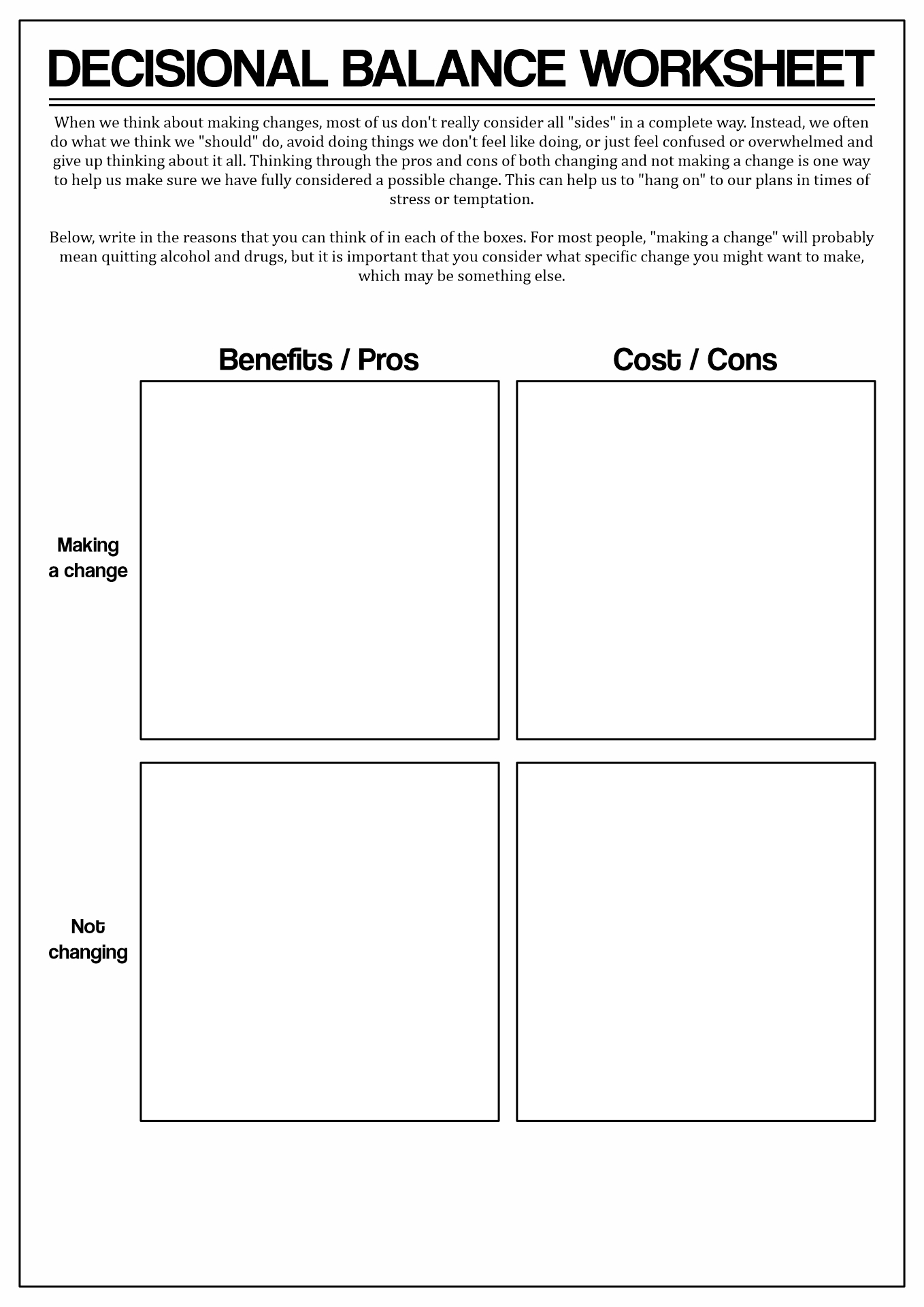 60 Motivational Interviewing Worksheets Pdf 30