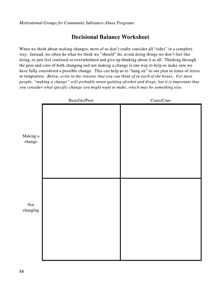 60 Motivational Interviewing Worksheets Pdf 33