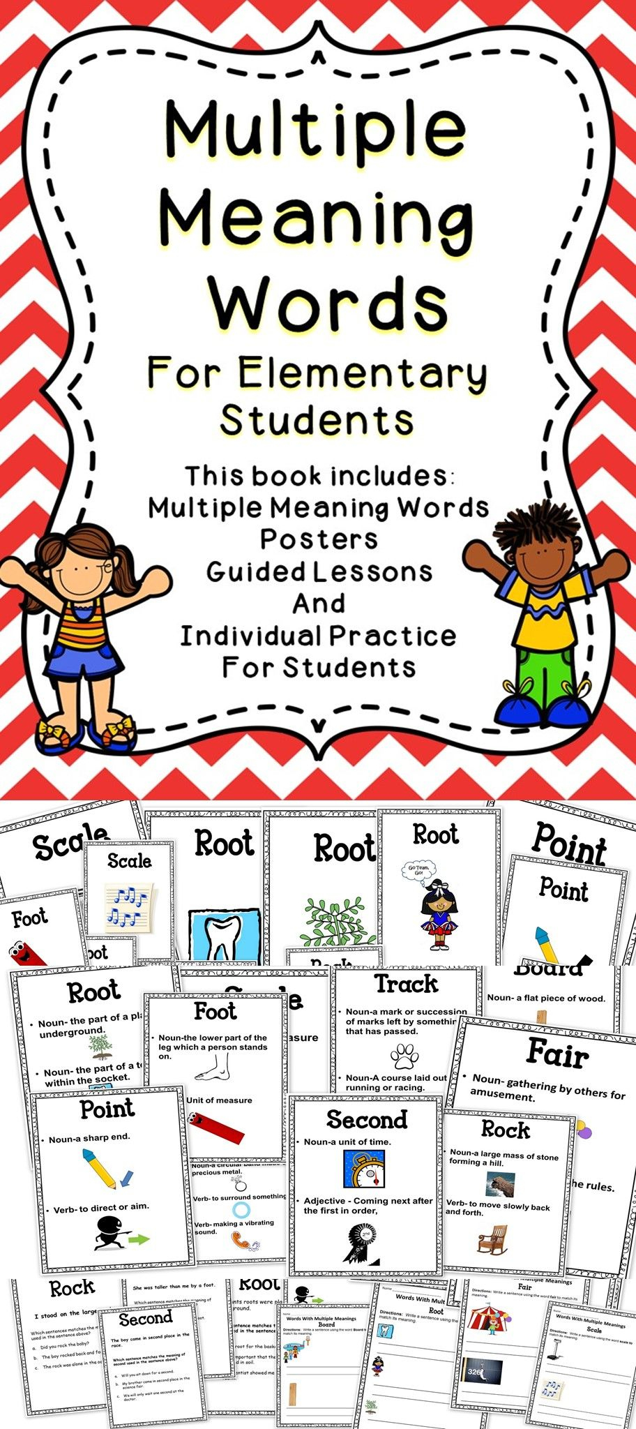 60 Multiple Meaning Words Worksheets 1