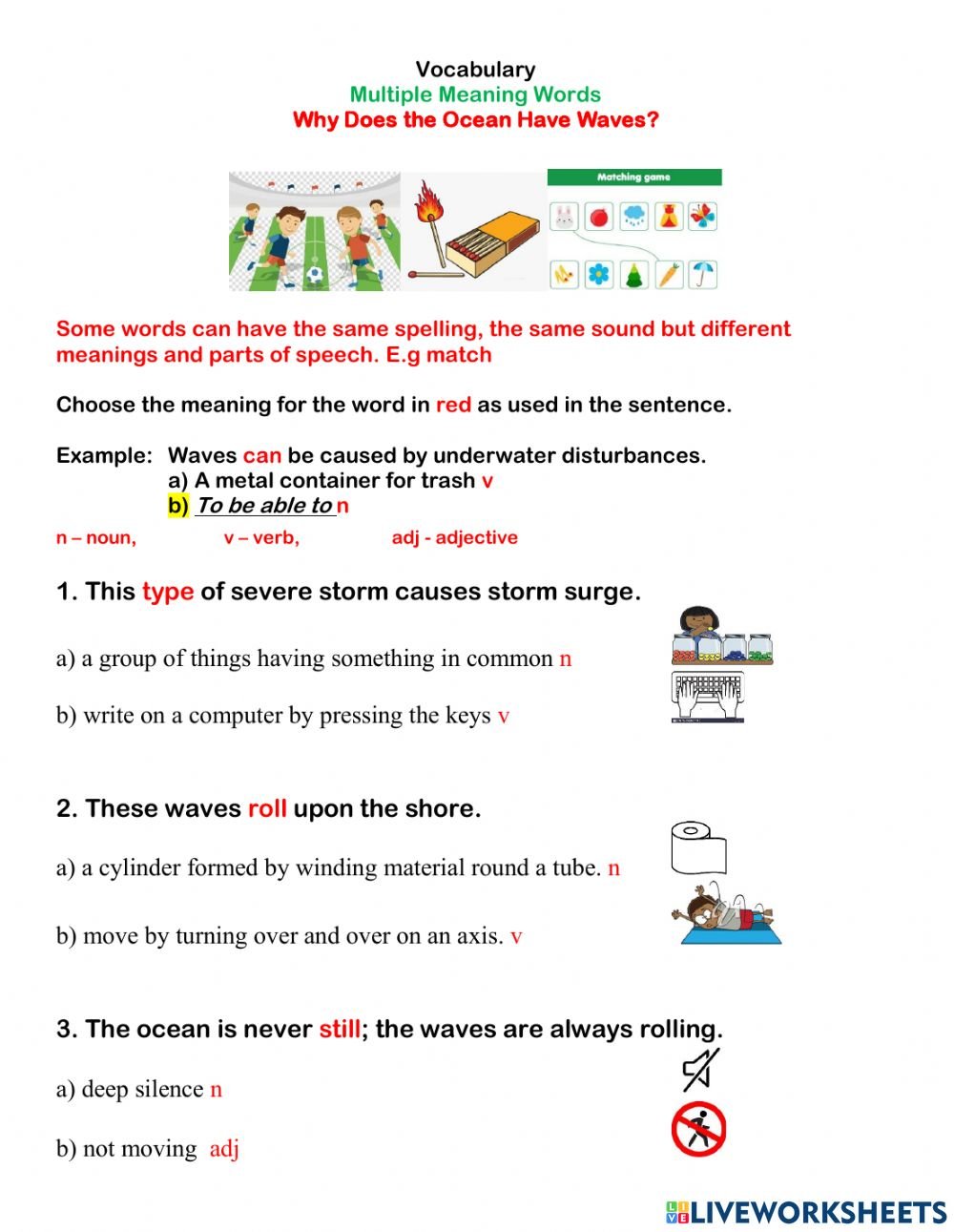 60 Multiple Meaning Words Worksheets 21