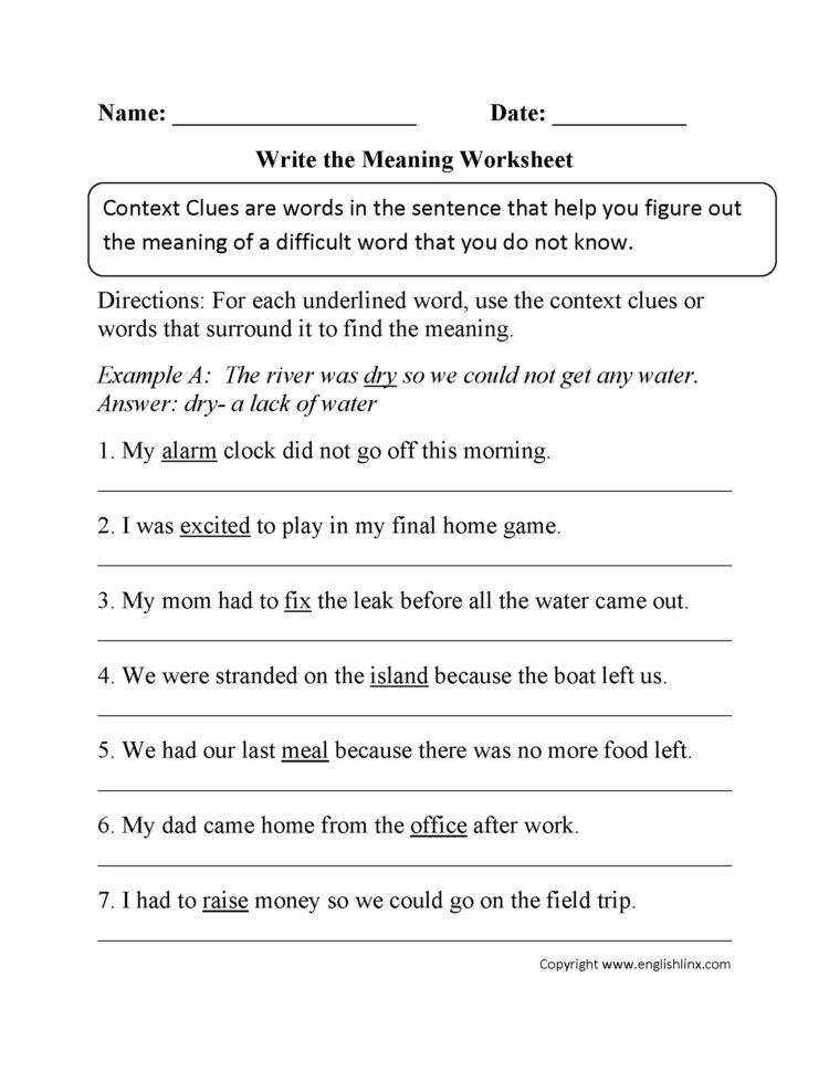 60 Multiple Meaning Words Worksheets 48