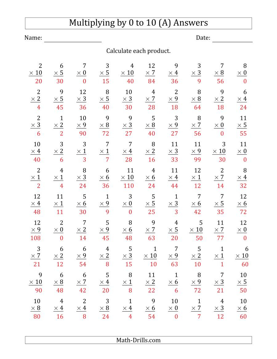 60 Multiplication By 2S Worksheets 17