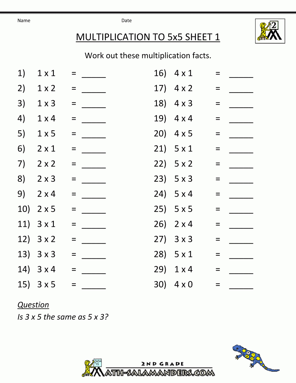 60 Multiplication By 2S Worksheets 22