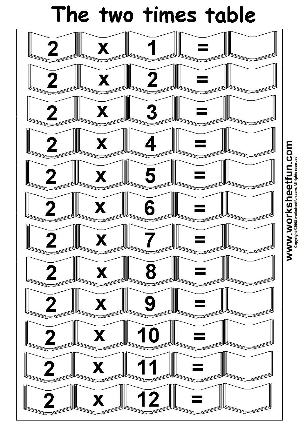 60 Multiplication By 2S Worksheets 25