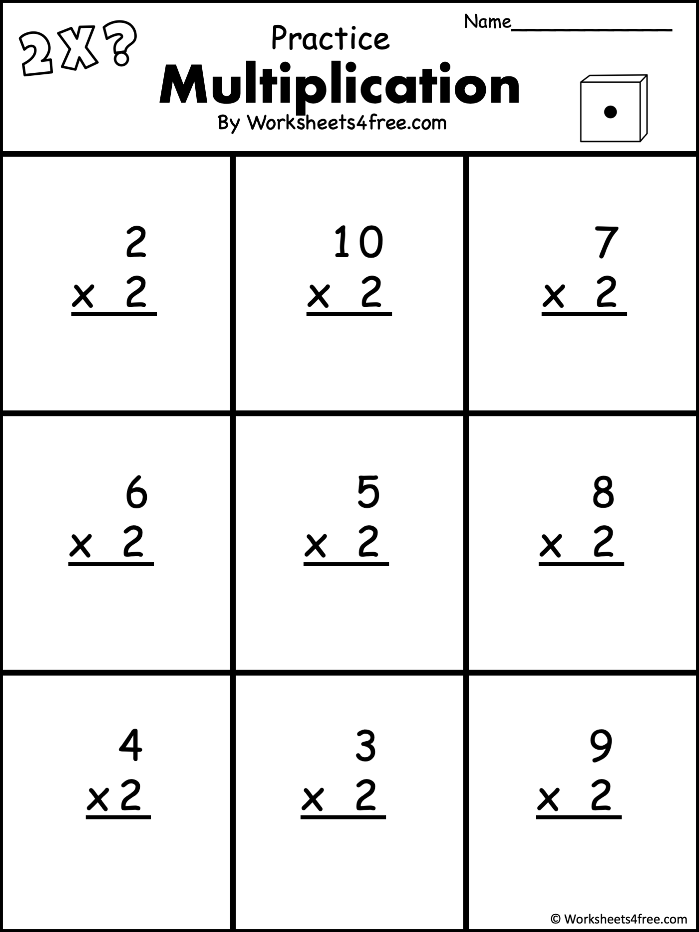 60 Multiplication By 2S Worksheets 35