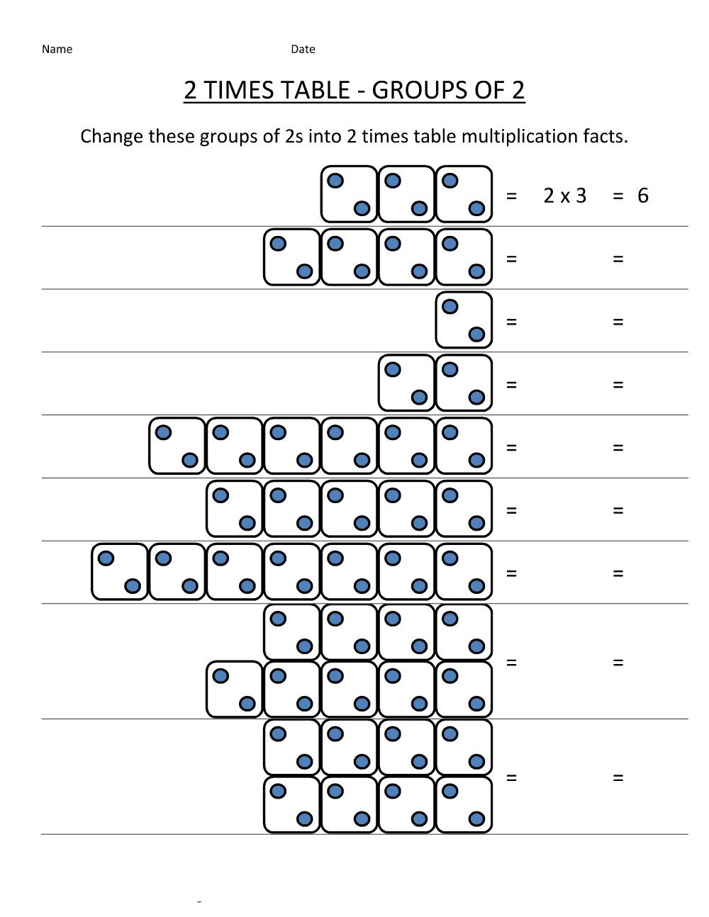 60 Multiplication By 2S Worksheets 38