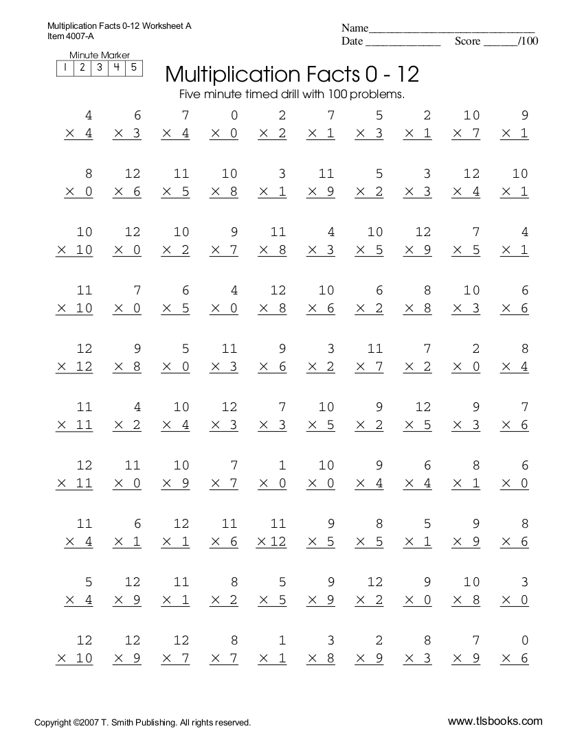 60 Multiplication By 2S Worksheets 6