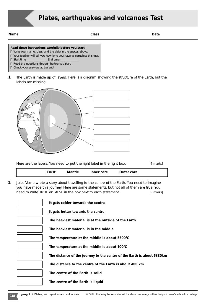 60 Plate Tectonics Worksheets Pdf 18