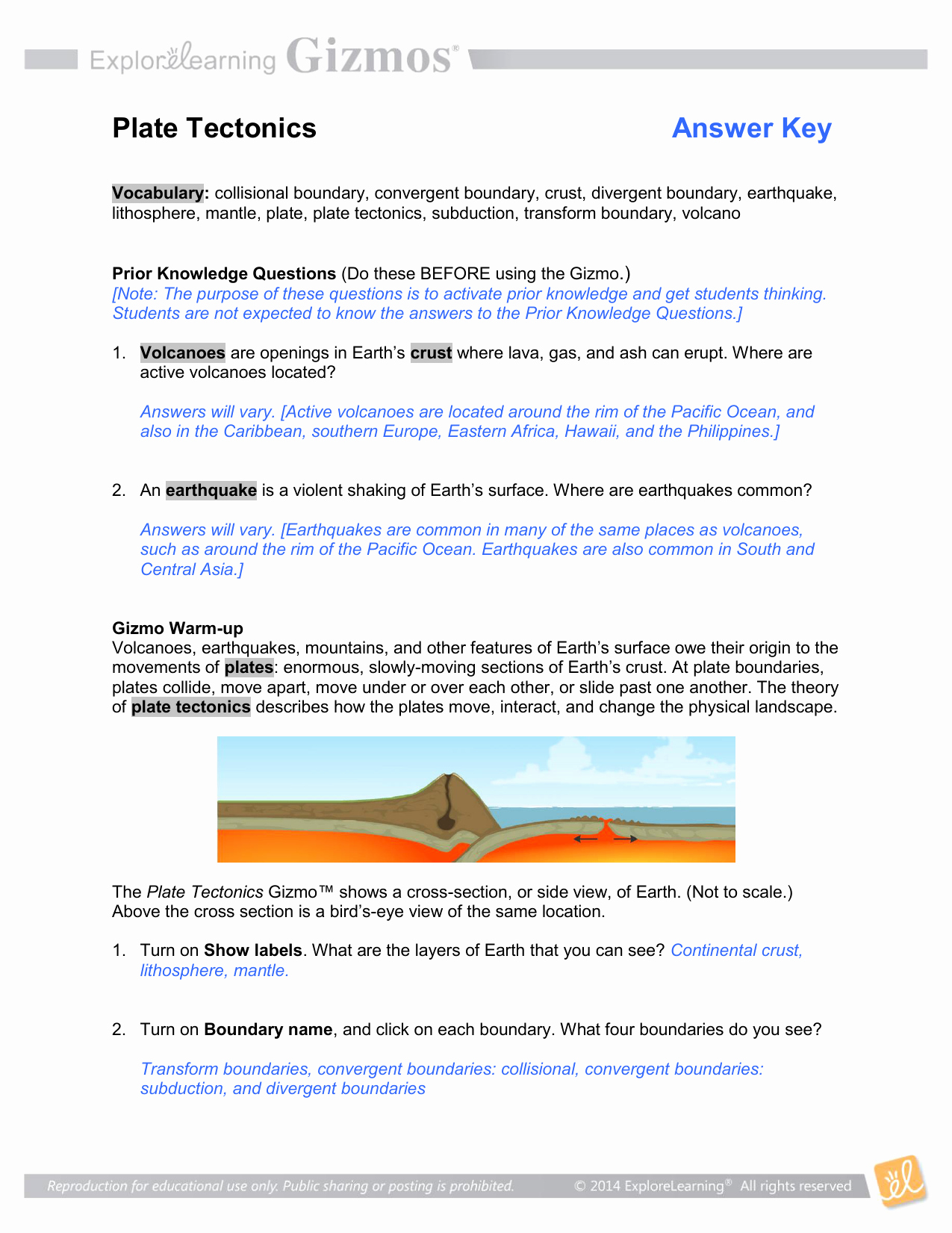 60 Plate Tectonics Worksheets Pdf 21