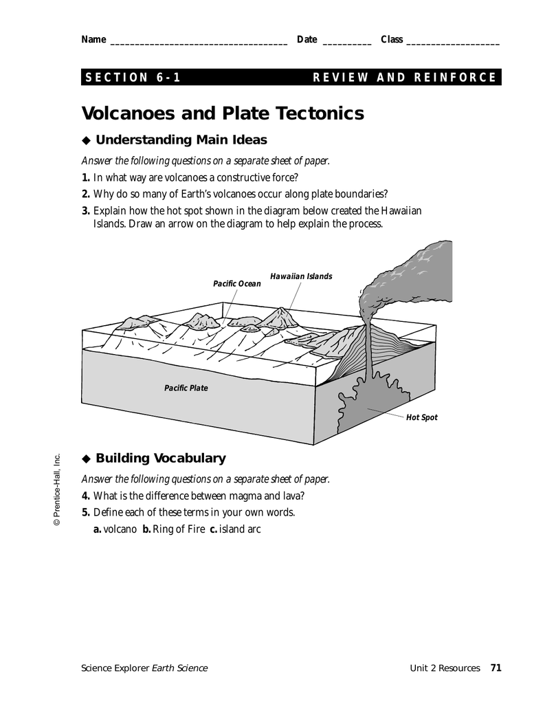 60 Plate Tectonics Worksheets Pdf 22