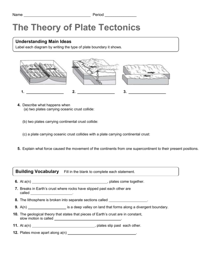 60 Plate Tectonics Worksheets Pdf 26