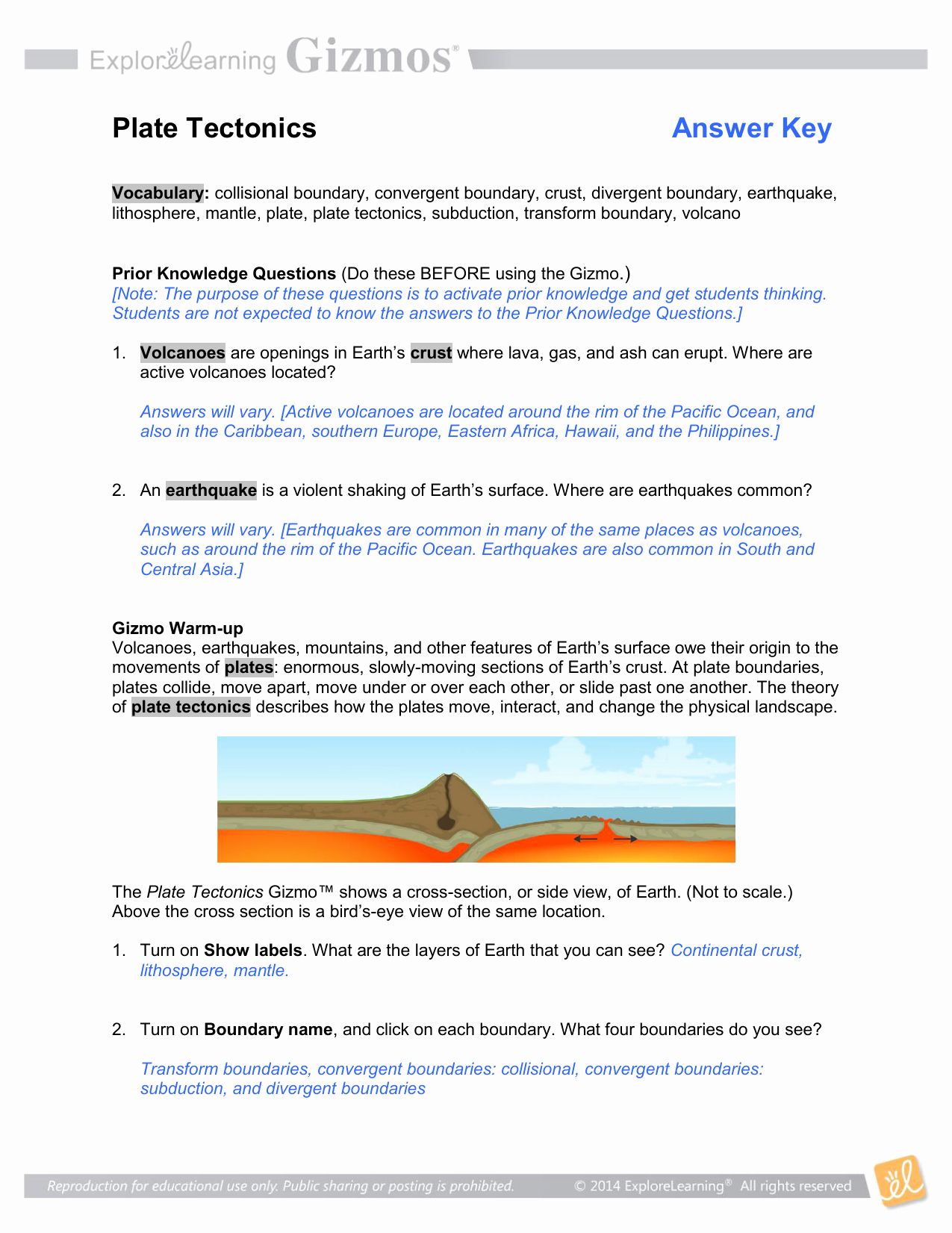 60 Plate Tectonics Worksheets Pdf 50