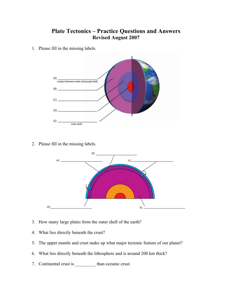 60 Plate Tectonics Worksheets Pdf 64