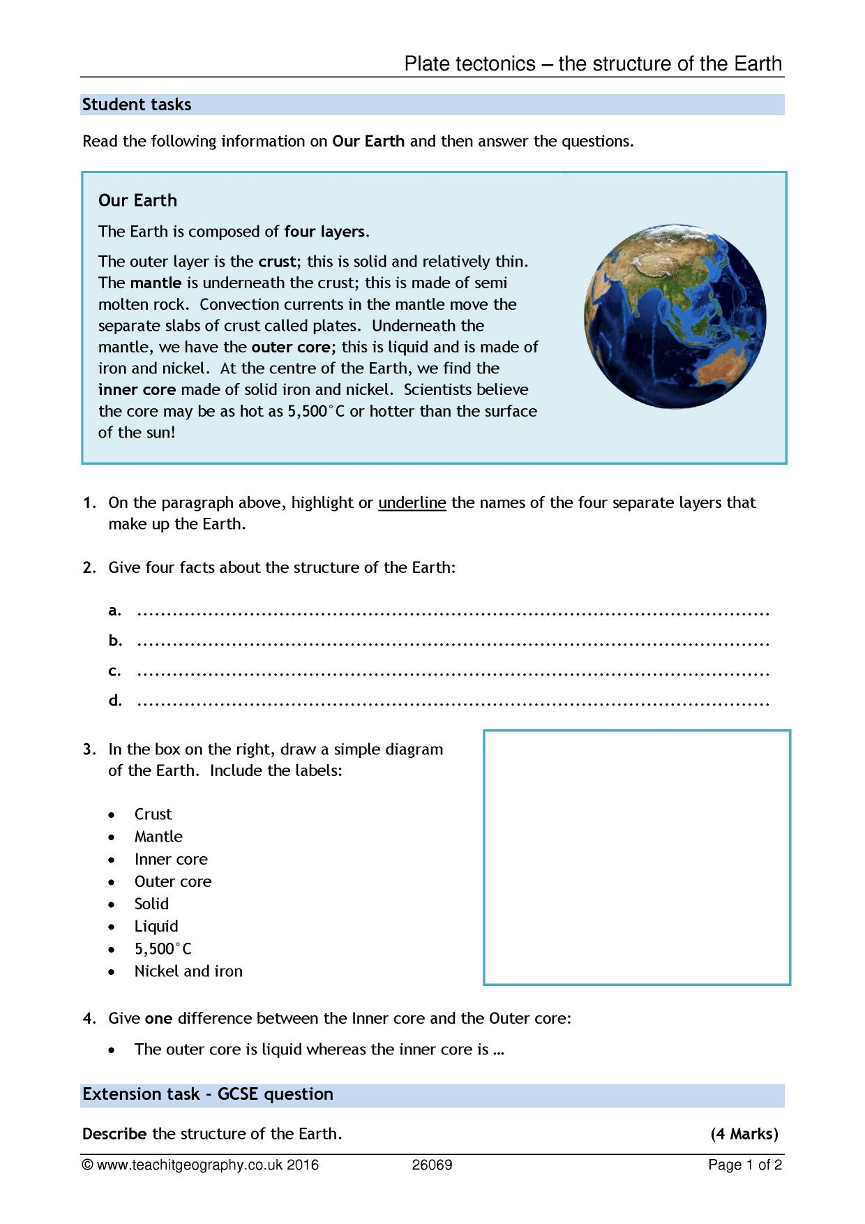 60 Plate Tectonics Worksheets Pdf 66