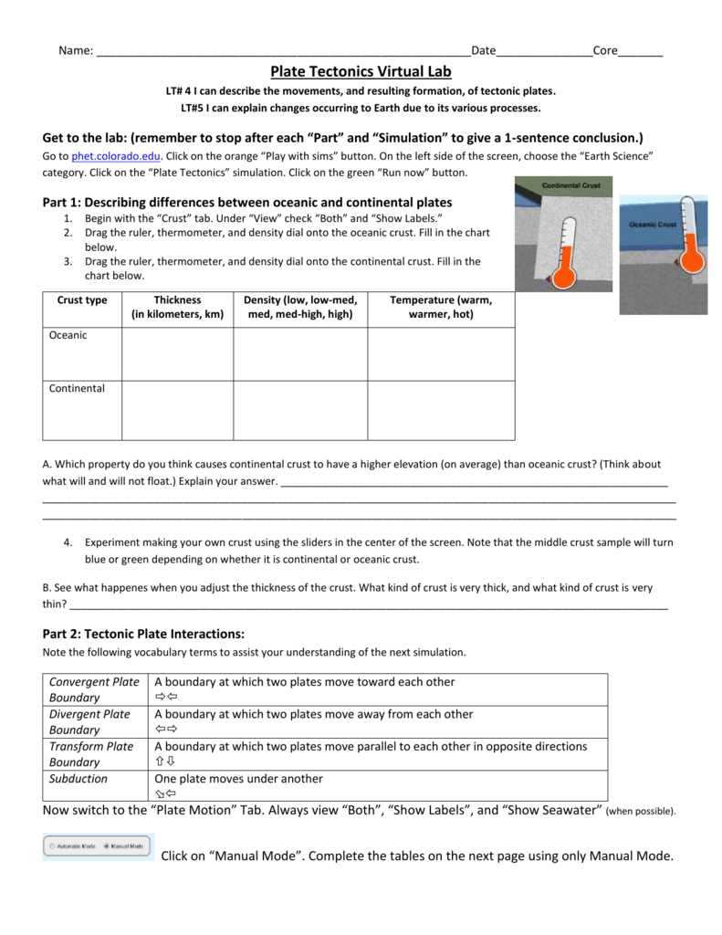 60 Plate Tectonics Worksheets Pdf 7