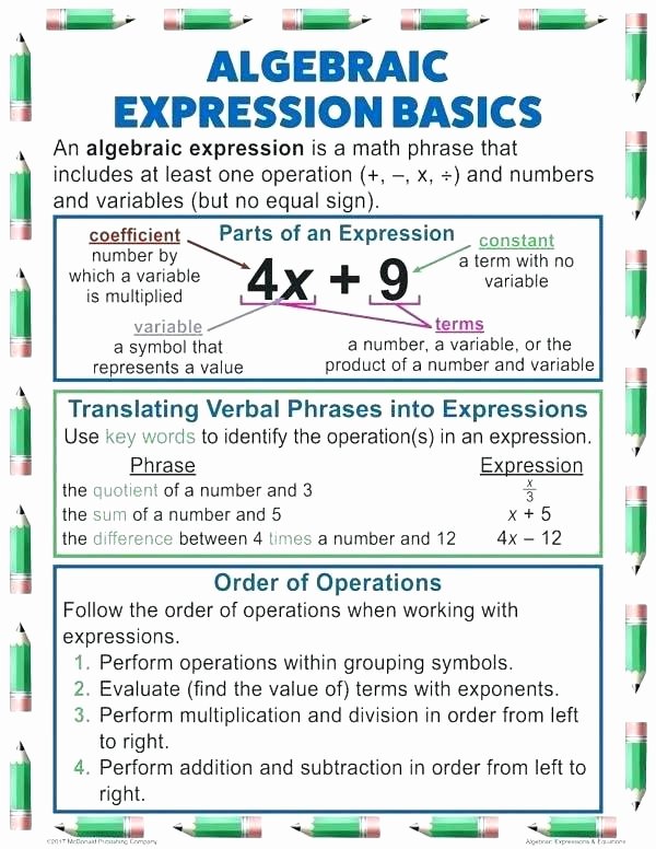 60 Translating Expressions Worksheets Pdf 17