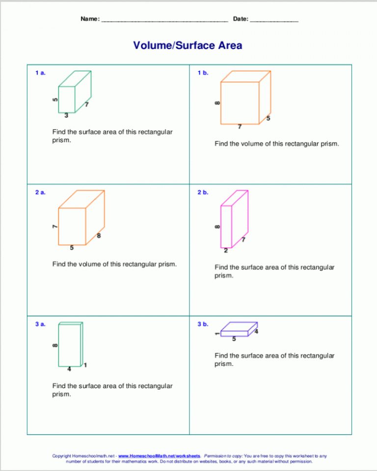 60 Volume With Cubes Worksheets 53