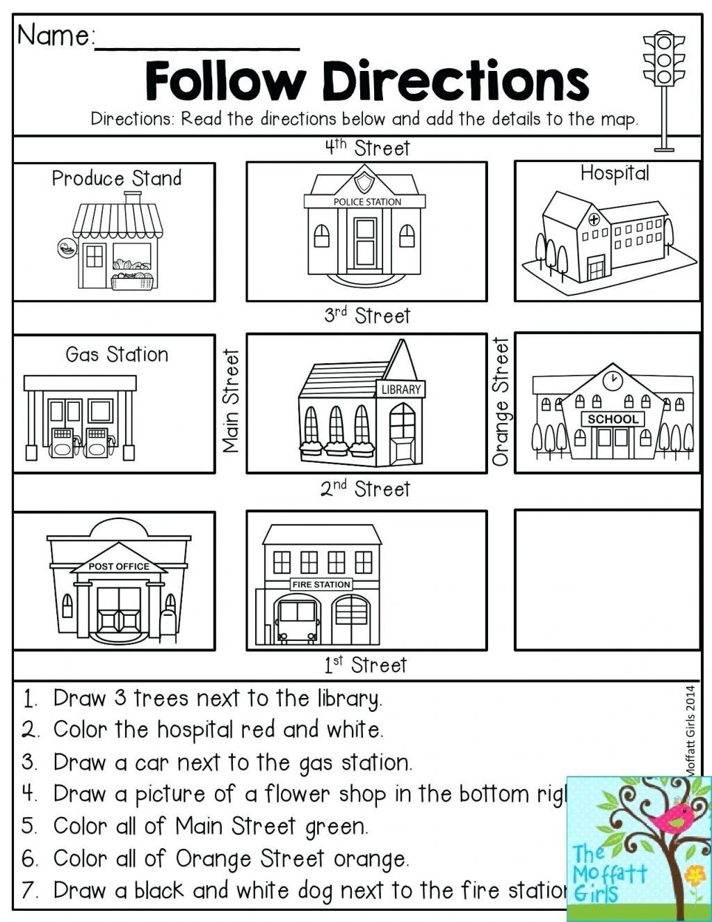 60 Worksheets For Following Directions 14