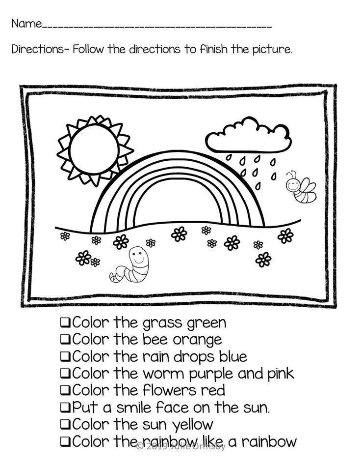 60 Worksheets For Following Directions 35