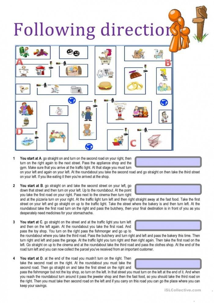 60 Worksheets For Following Directions 63