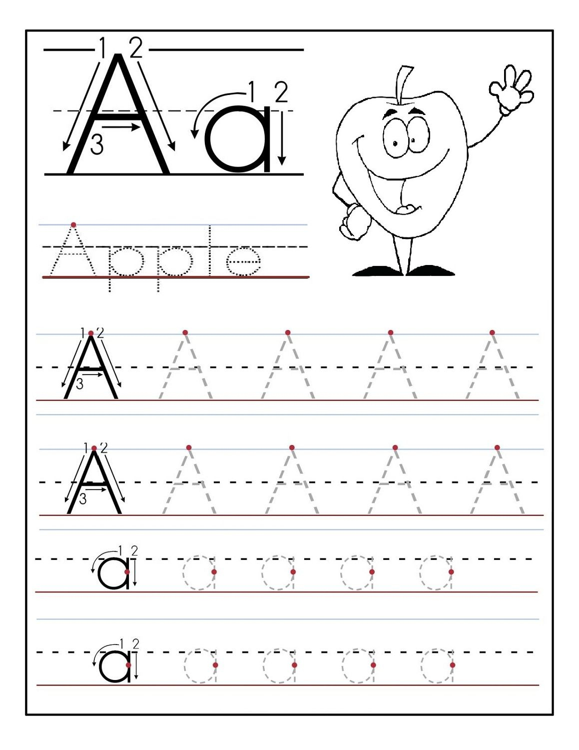 62 Tracing Pre K Worksheets 2