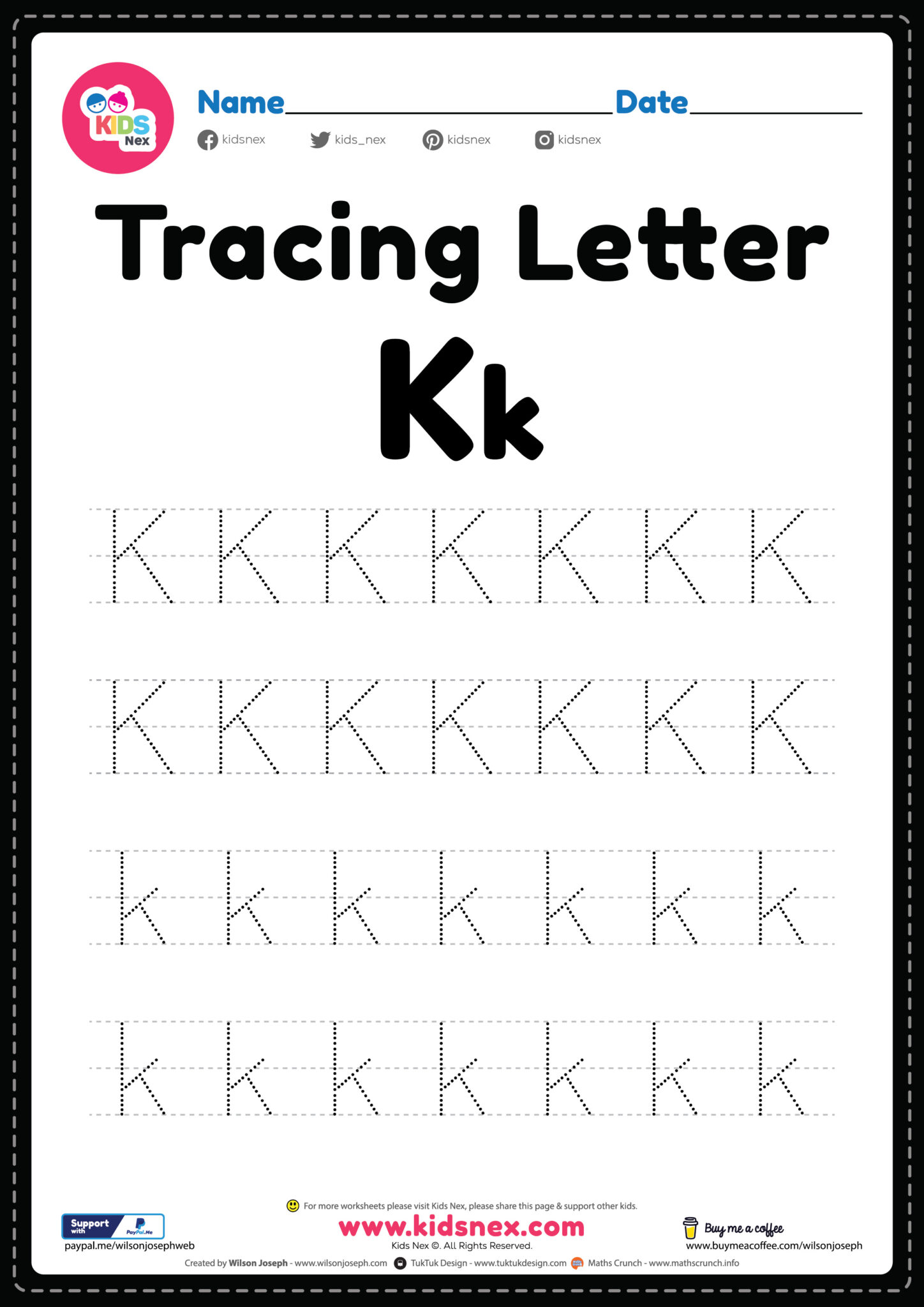 62 Tracing Pre K Worksheets 5