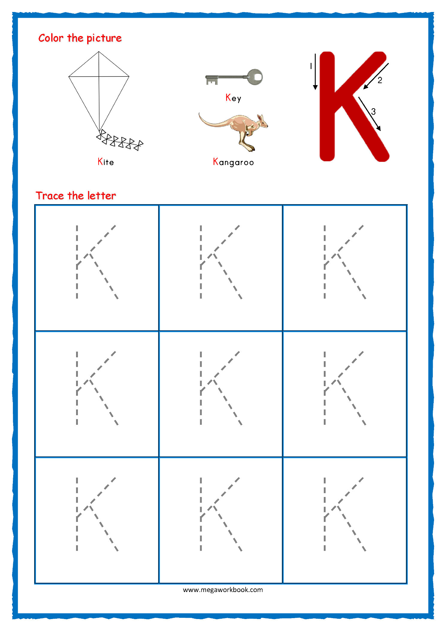 62 Tracing Pre K Worksheets 60