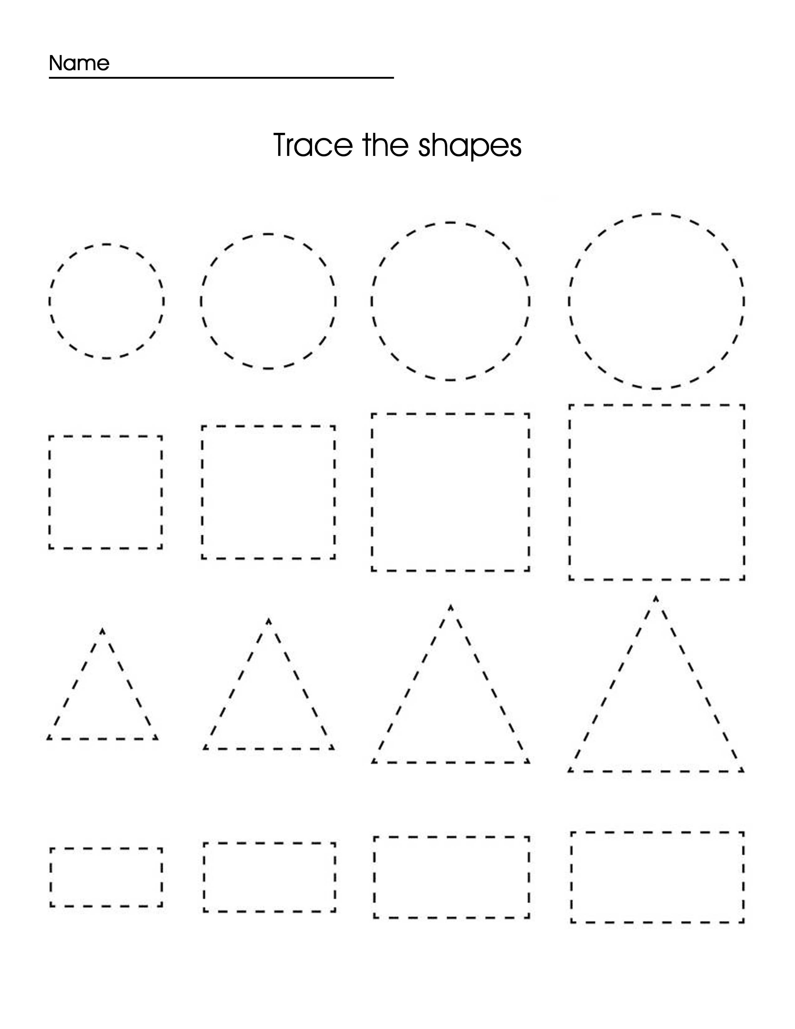 62 Tracing Pre K Worksheets 66