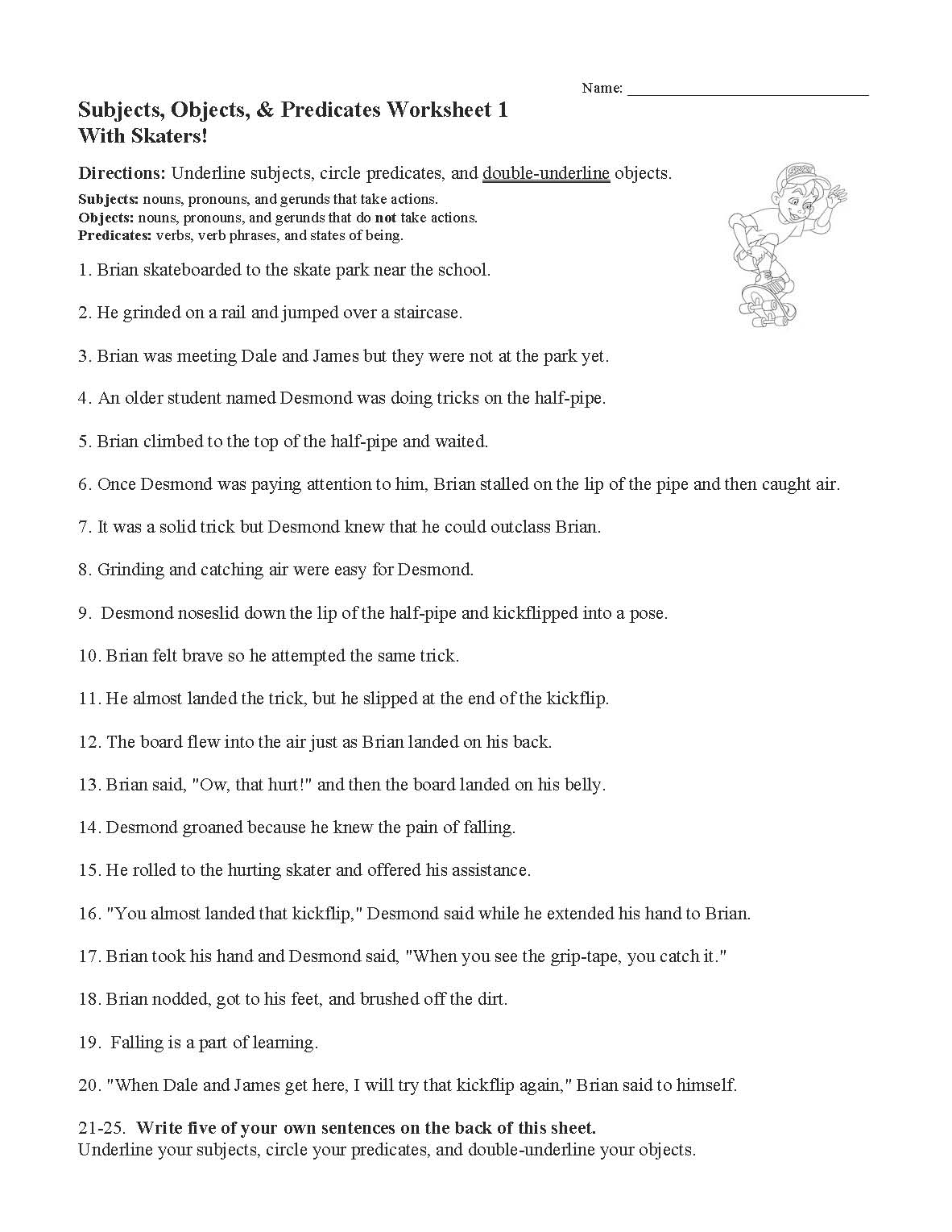 82 Kinds Of Sentences Worksheets 37