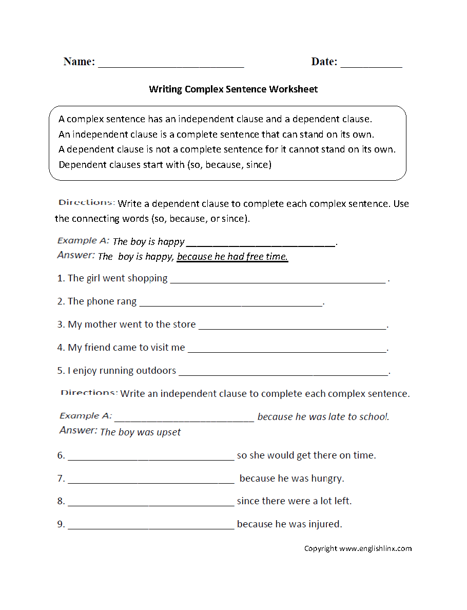 82 Kinds Of Sentences Worksheets 73