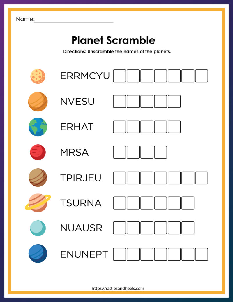 Save 60 The Solar System Worksheets 1