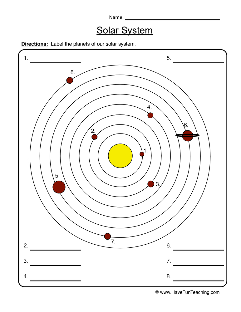 Save 60 The Solar System Worksheets 19