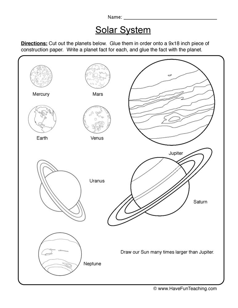 Save 60 The Solar System Worksheets 22