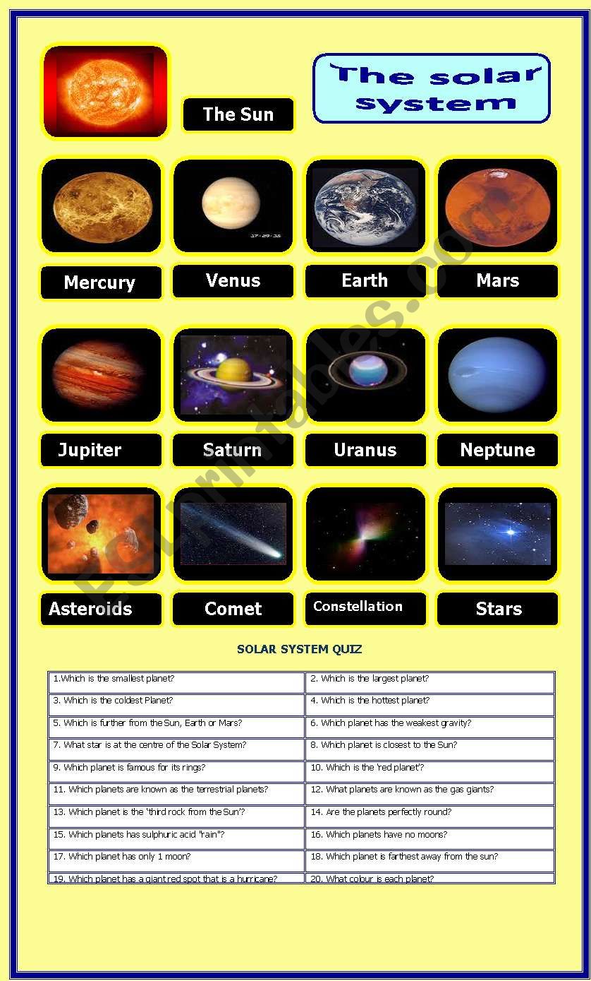 Save 60 The Solar System Worksheets 25