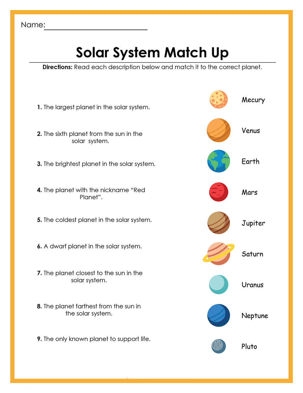 Save 60 The Solar System Worksheets 29