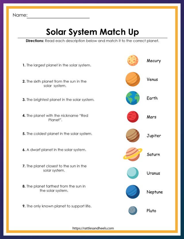 Save 60 The Solar System Worksheets 46