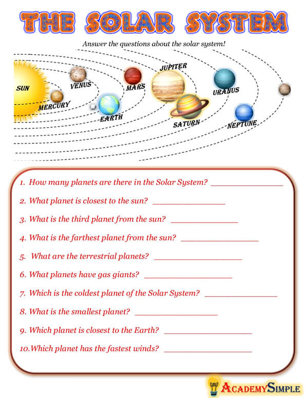 Save 60 The Solar System Worksheets 49