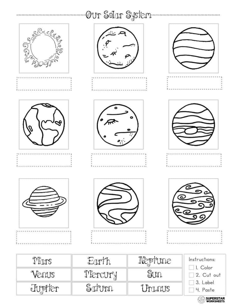 Save 60 The Solar System Worksheets 9